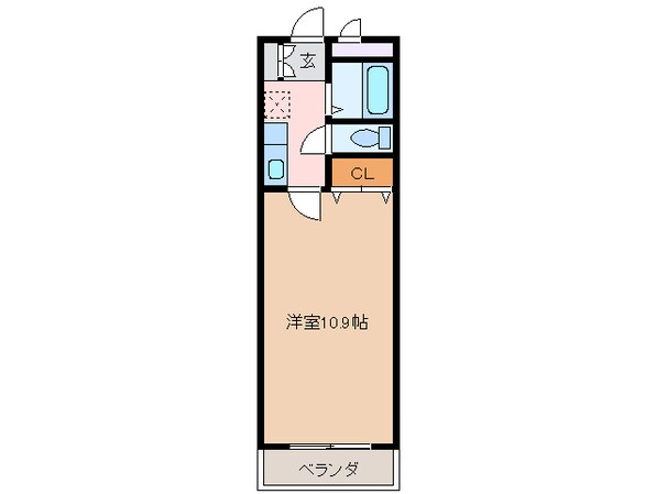 高田本山駅 徒歩4分 3階の物件間取画像